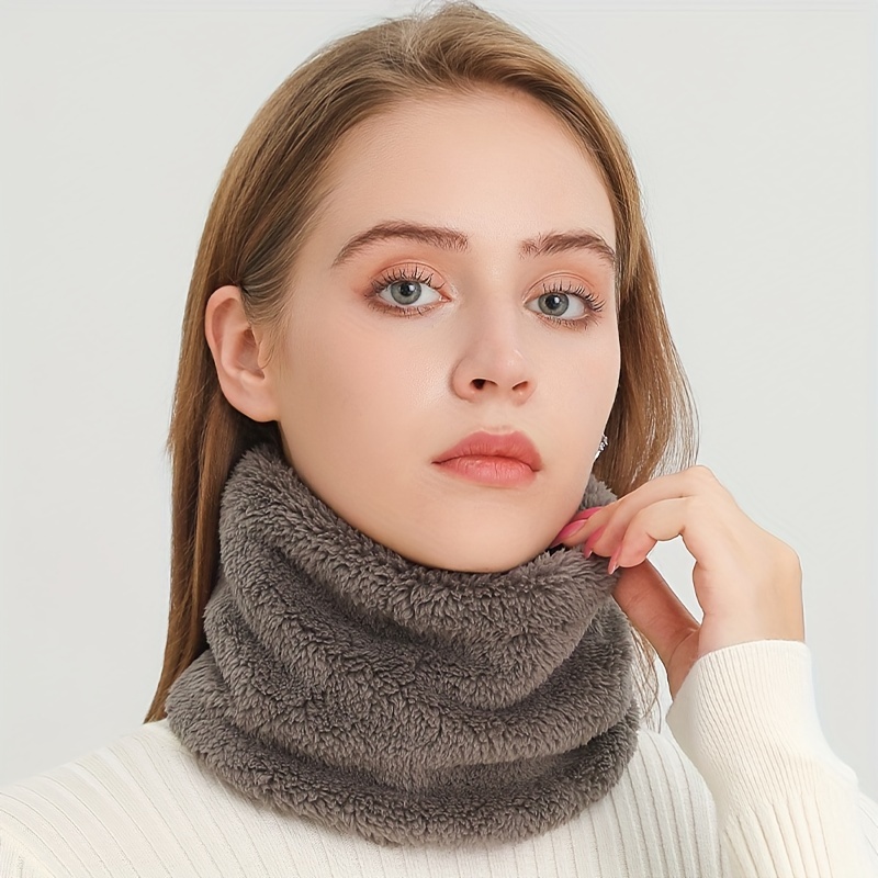Infinity Scarf Knit - Bufanda infinita de felpa a prueba