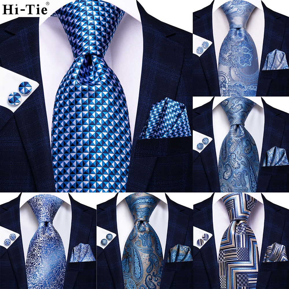 Hi-Tie-Corbata a cuadros azul  - Silk Tie Striped reseña y precio