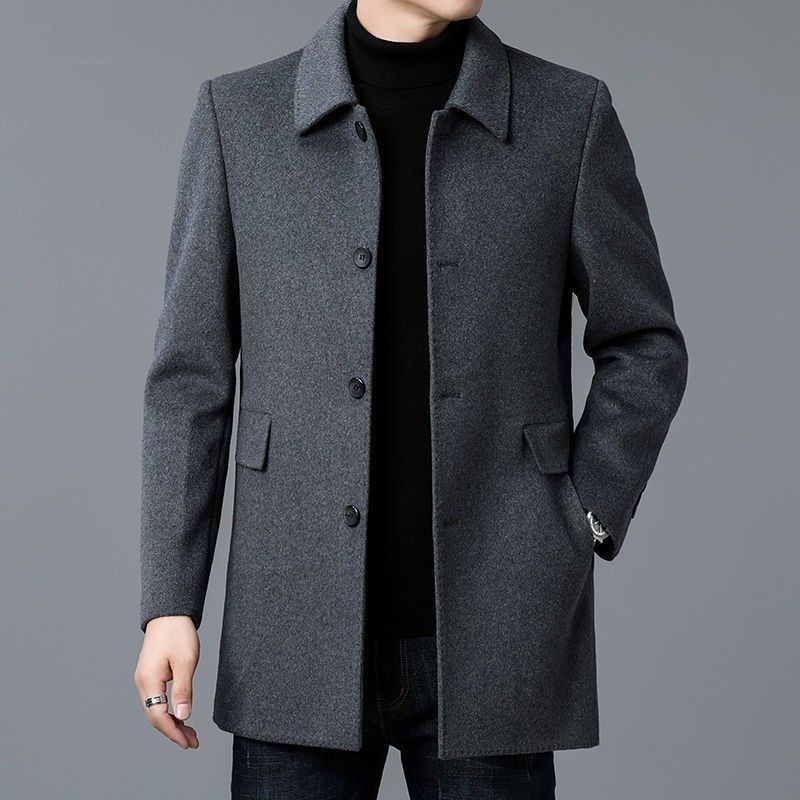 Abrigo de mezcla de lana blanc - Muffler Men Wool reseña y precio