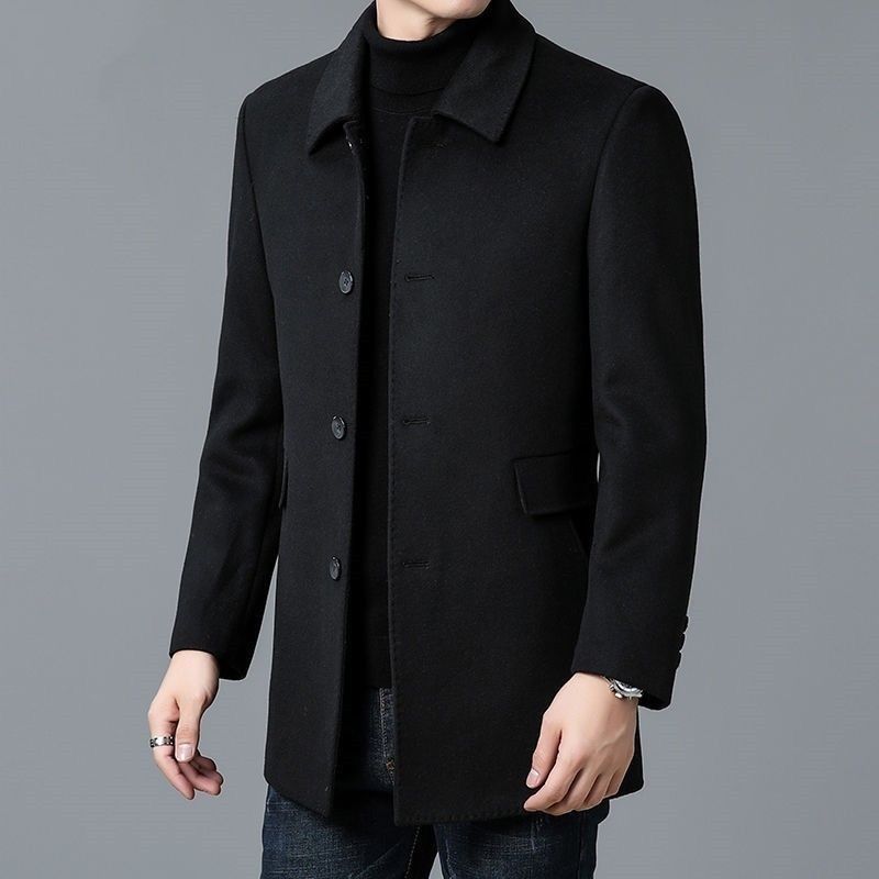 Abrigo de mezcla de lana blanc - Muffler Men Wool reseña y precio