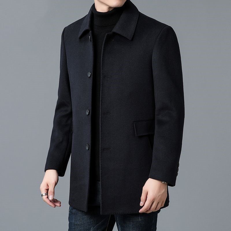 Abrigo de mezcla de lana blanc - Muffler Men Wool reseña y precio