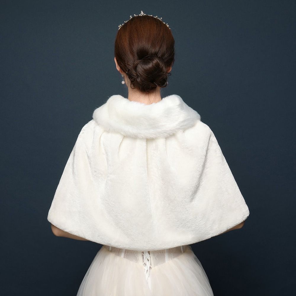 Estola blanca de invierno grue - Stole Wedding Shawl reseña y precio