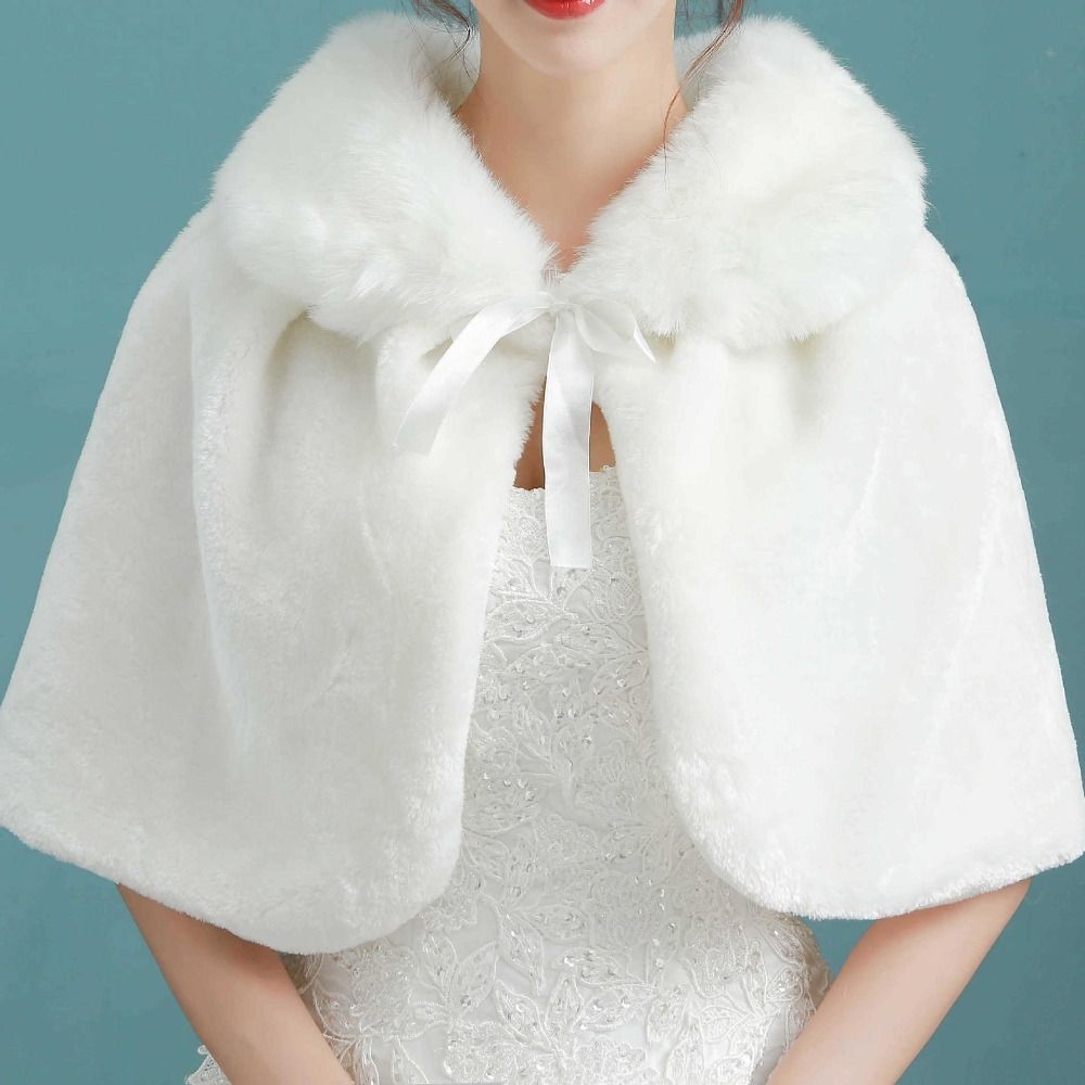 Estola blanca de invierno grue - Stole Wedding Shawl reseña y precio