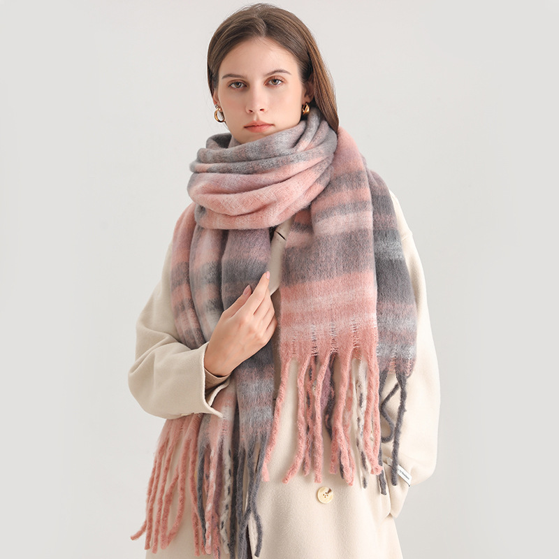 Bufanda coreana de Cachemira d - Woven Scarf Blanket reseña y precio