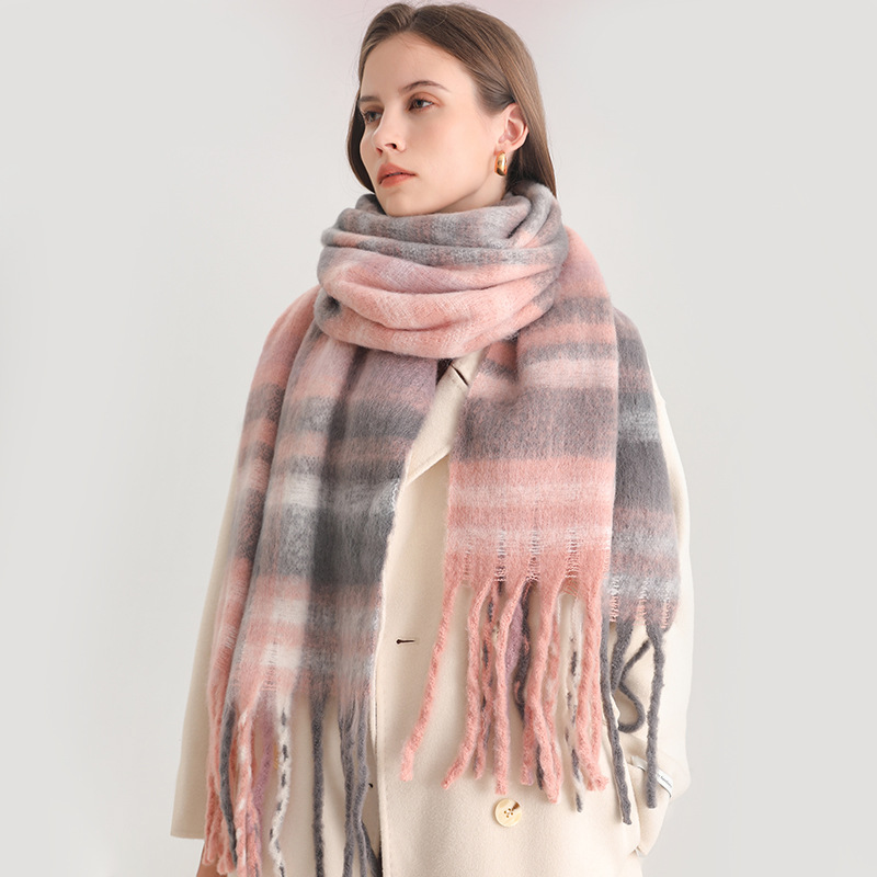 Bufanda coreana de Cachemira d - Woven Scarf Blanket reseña y precio