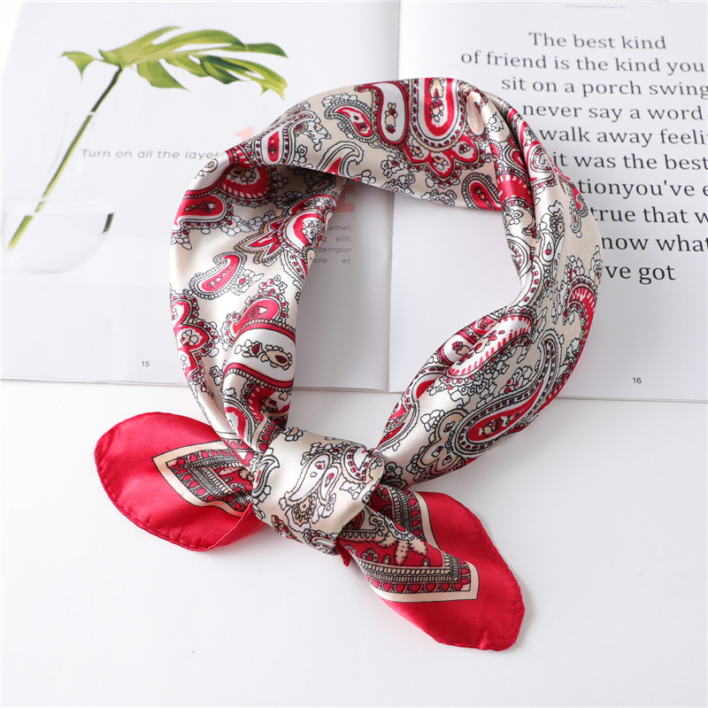 Pañuelo de seda cuadrado de lu - Head Wrap Turban reseña y precio